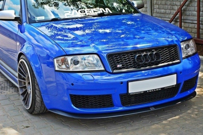 Splitter Delantero Maxton Design Audi RS6 C5 Aerodinámico Negro Brillante ABS