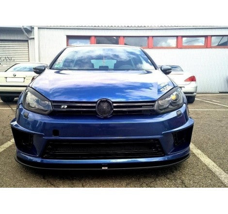 Maxton Design Splitter Delantero Deportivo Volkswagen Golf Mk6 R400 Negro Brillante