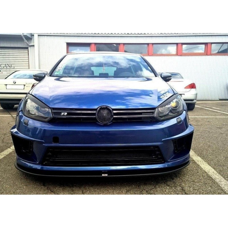Maxton Design Splitter Delantero Deportivo Volkswagen Golf Mk6 R400 Negro Brillante