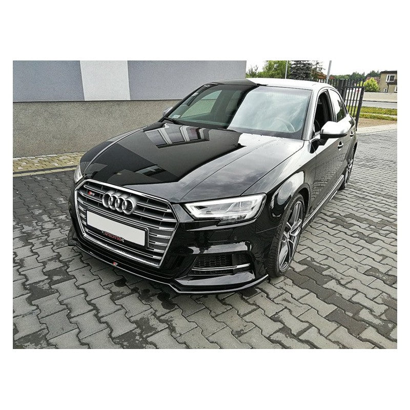 Splitter Delantero V2 Maxton Design para Audi S3 8V Facelift