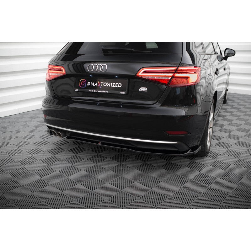 Splitter Delantero Maxton Design para Audi A3 Sportback 8V FL