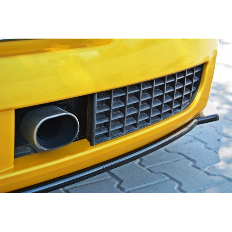 Splitter Maxton Design Renault Megane Mk2 FL RS Deportivo ABS Negro Brillante