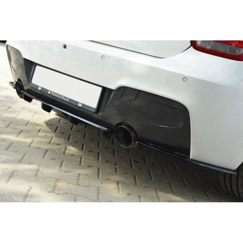 Splitter Trasero Central Maxton para BMW 1 F20 F21 M-Power Brillo