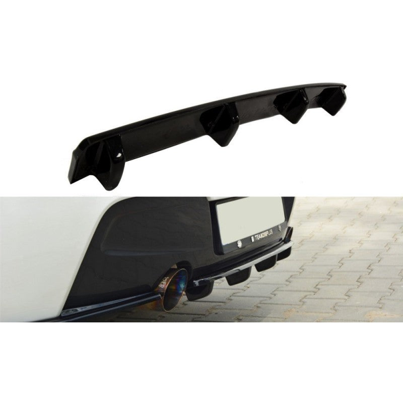 Splitter Trasero Central Maxton para BMW 1 F20 F21 M-Power Brillo