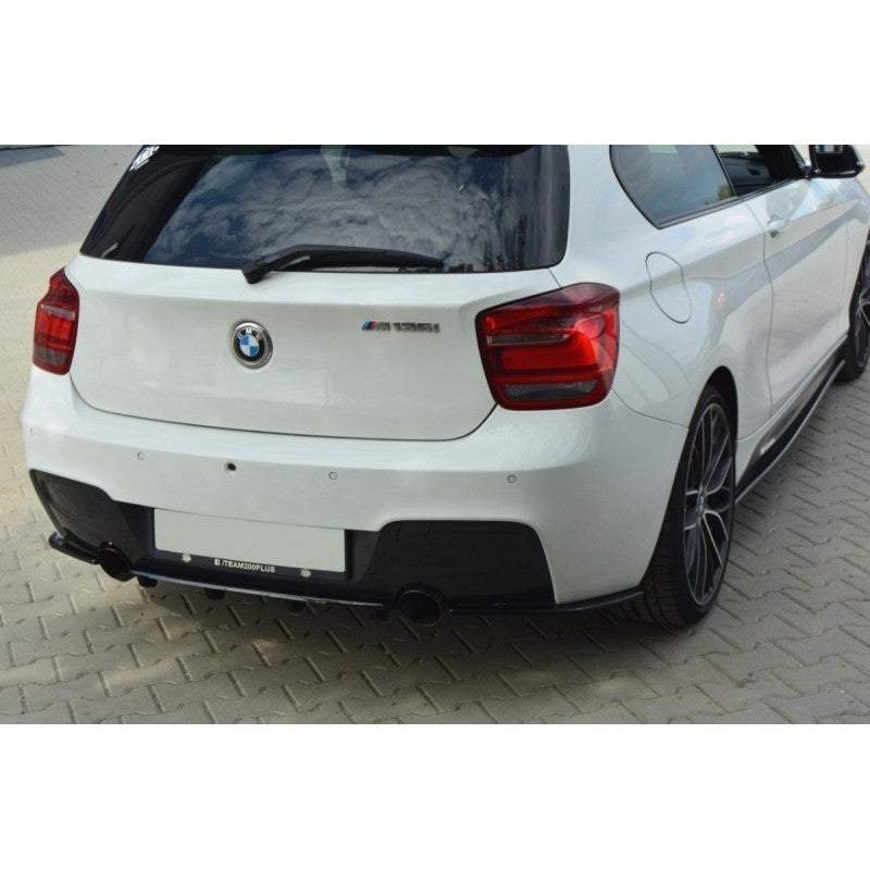 Splitter Trasero Central Maxton para BMW 1 F20 F21 M-Power Brillo
