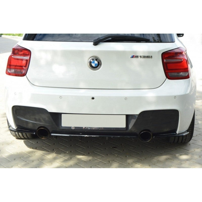 Splitter Trasero Central Maxton para BMW 1 F20 F21 M-Power Brillo
