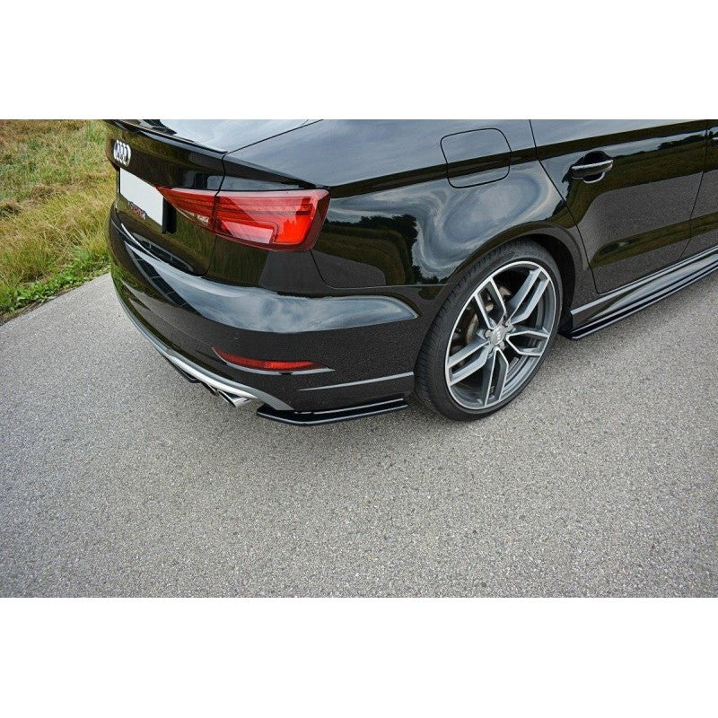 Splitters Laterales Traseros Maxton Design Audi S3 8V FL Sedán