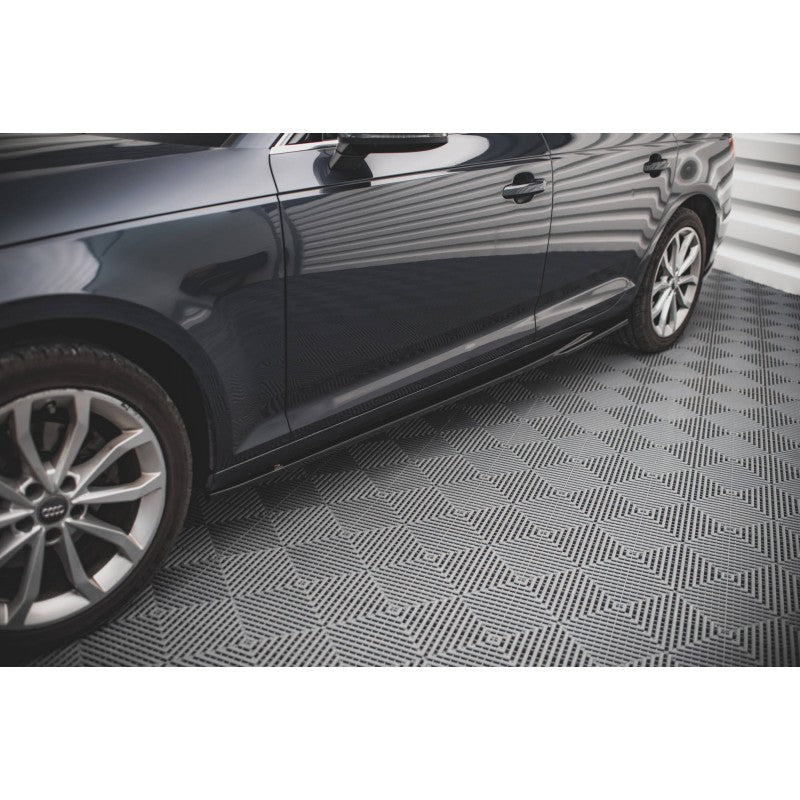 Taloneras Laterales Maxton Design para Audi A4 Avant B9 en Plástico ABS