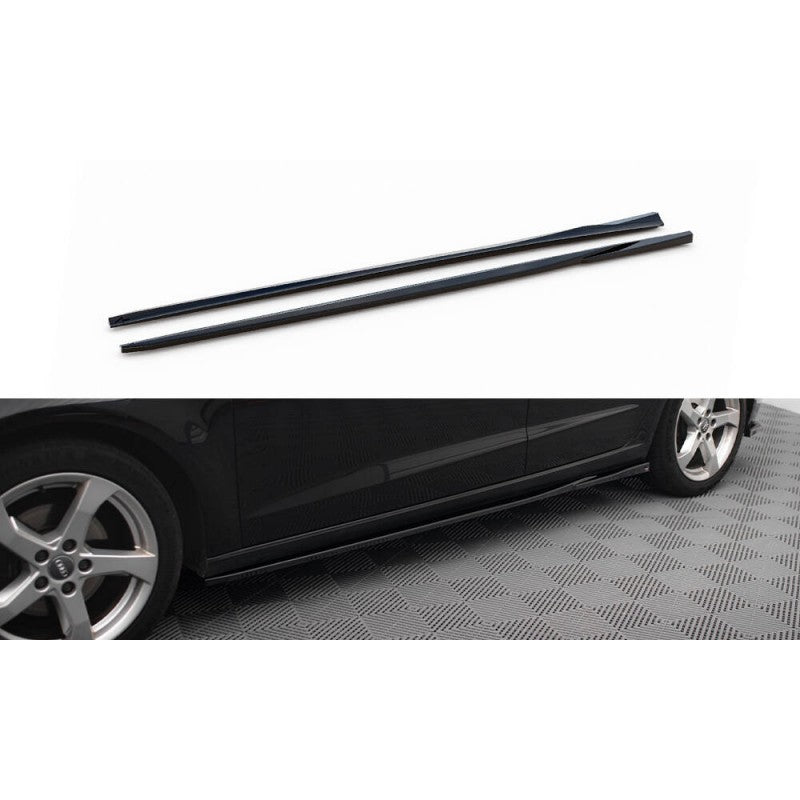Taloneras Maxton Design Audi A3 Sportback 8V FL Aerodinámicas Negras