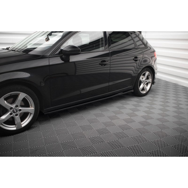 Taloneras Maxton Design Audi A3 Sportback 8V FL Aerodinámicas Negras